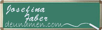 Josefina Faber Visitenkarte